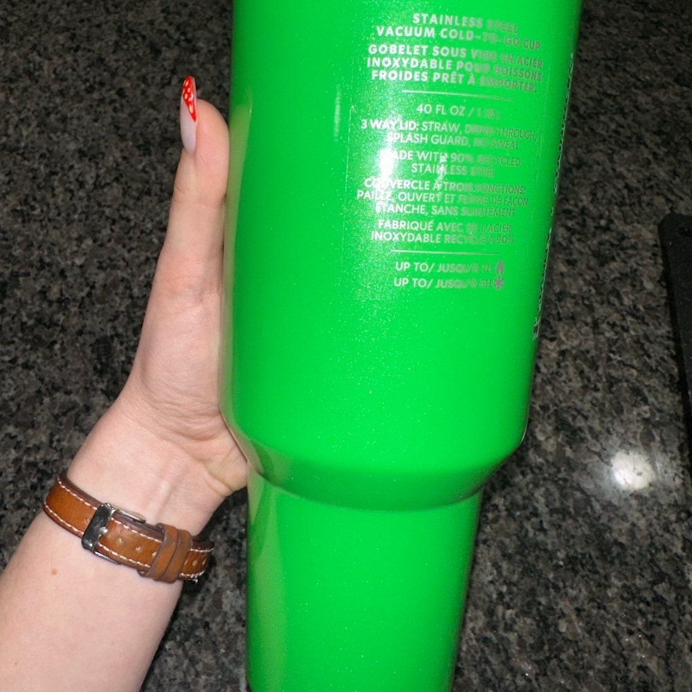 Starbucks Stanley Target Exclusive - Green Pearl Shimmer - Summer 2025 - Picture 3 of 7